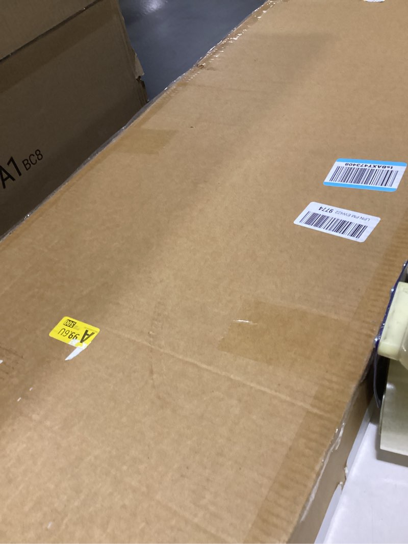 Condition photo showing Good Condition for Portable Wheelchair Ramp 4FT, Anti-Slip Aluminum Folding Portable Ramp, Wheelchair Ramps for Home, Weight Capacity Up to 600 LBS, with Transition Plates Above and Below Silver 4FT Using height 4-12"