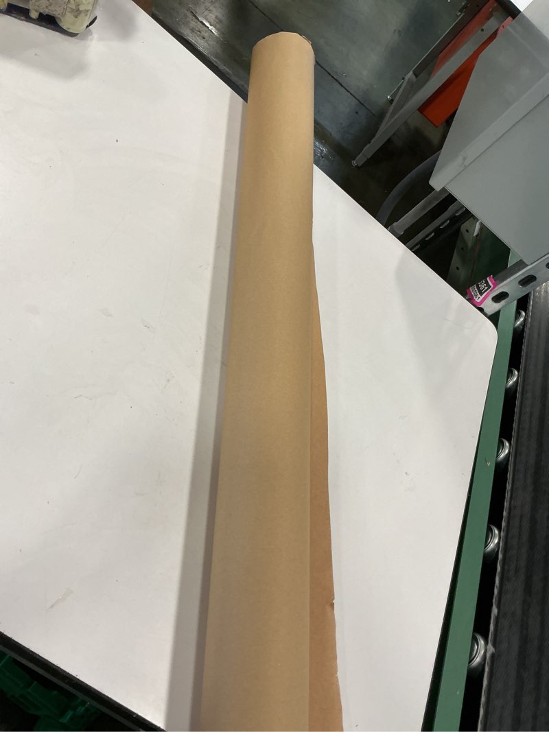 Condition photo showing New/Like New for PerkHomy 36" x 2,400" (200') Brown Kraft Paper Roll for Craft Bulletin Board Paper Art Table Covering Crafting Gift Wrapping Bouquet Packing Parcel 70GSM 50LB (Brown, 36" x 200') Brown 36" Width x 200' Length