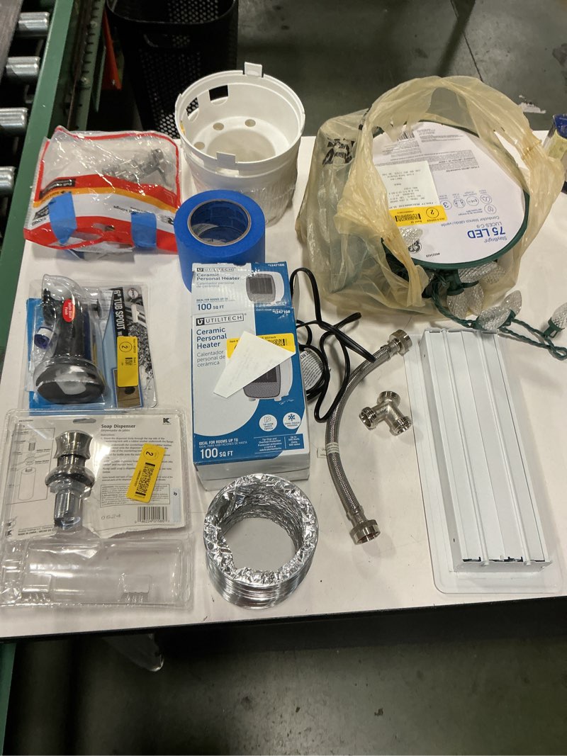 Condition photo showing As Is for Assorted Small home repair items,Miscellaneous items,Variety of items ,Total 10 items 