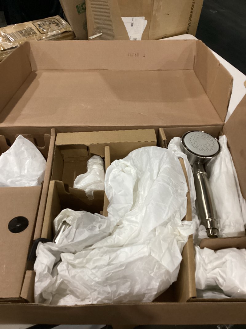 Condition photo showing Good Condition for american standard t075921.295 colony pro roman tub faucet with personal shower for flash rough-in valves, brushed nickel