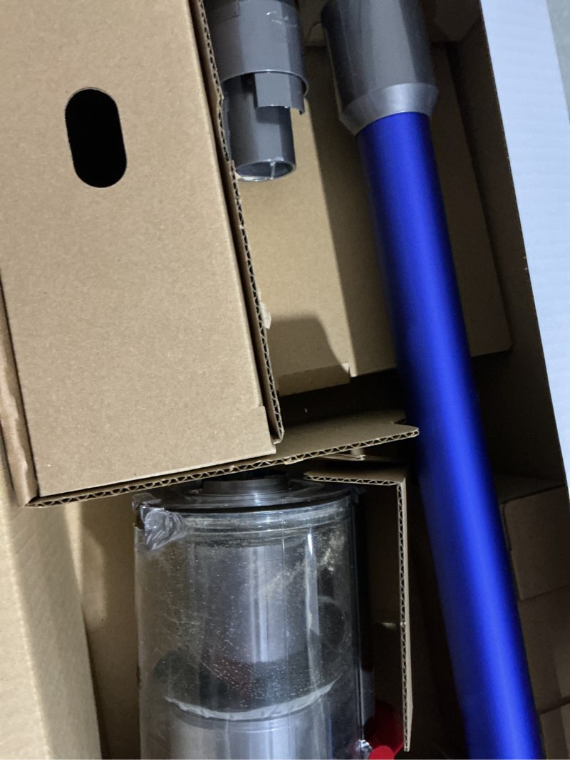 Condition photo showing As Is for dyson v11 cordless vacuum cleaner | blue | new - blue