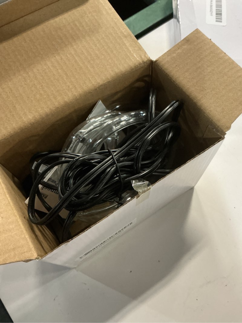 Condition photo showing As Is for Fountain Pump, 400GPH Submersible , Durable 25W Outdoor Water Pump with 6.5ft Power Cord, 3 Nozzles for Aquarium, Pond, Fish Tank, Water Pump Hydroponics, Backyard Fountain