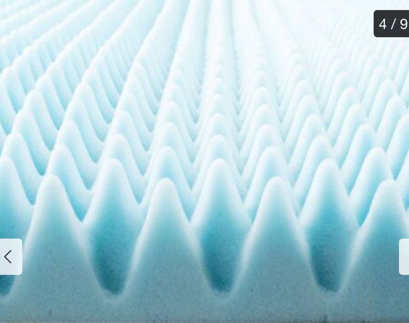 3-inch Textured Gel Memory Foam Mattress Topper