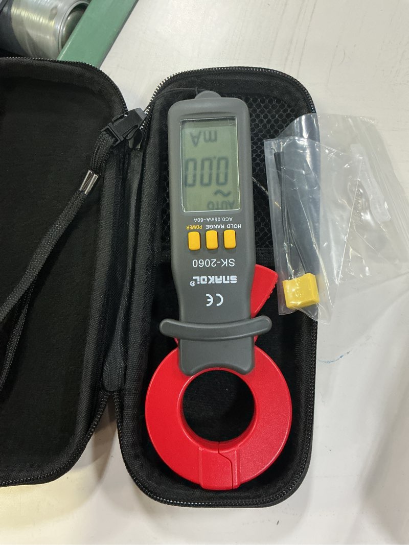 Condition photo showing Good Condition for digital ac leakage low current clamp meter 0.01ma resolution aca max 60a 1999 counts auto range data hold ammeter clampmeter amperimetro amperemetre professional micro current tester
