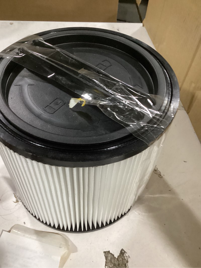 Condition photo showing Good Condition for reusable large wet/dry shop vacuum cartridge filter