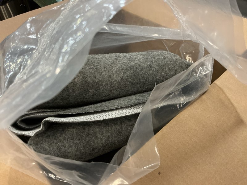 Condition photo showing As Is for Waterproof Rug Pad Round 6-Foot Waterproof Non-Slip Rug Pad Non-Slip Rug Pads for All Floors and Finishes, Felt Pad for Hardwood Floors, Keeps Carpets in Place Soft and Safe (6TF) 6' (Round) 1/8