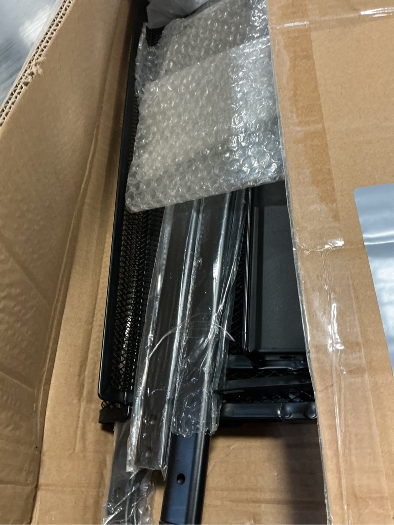 Condition photo showing Good Condition for TONGMO Magazine Rack: Floor-Standing 4-Layer with Wheels, Brochure Display Stand, High-hardness metal for Exhibitions, Office, and Any Organization Requiring Information Display(Black)