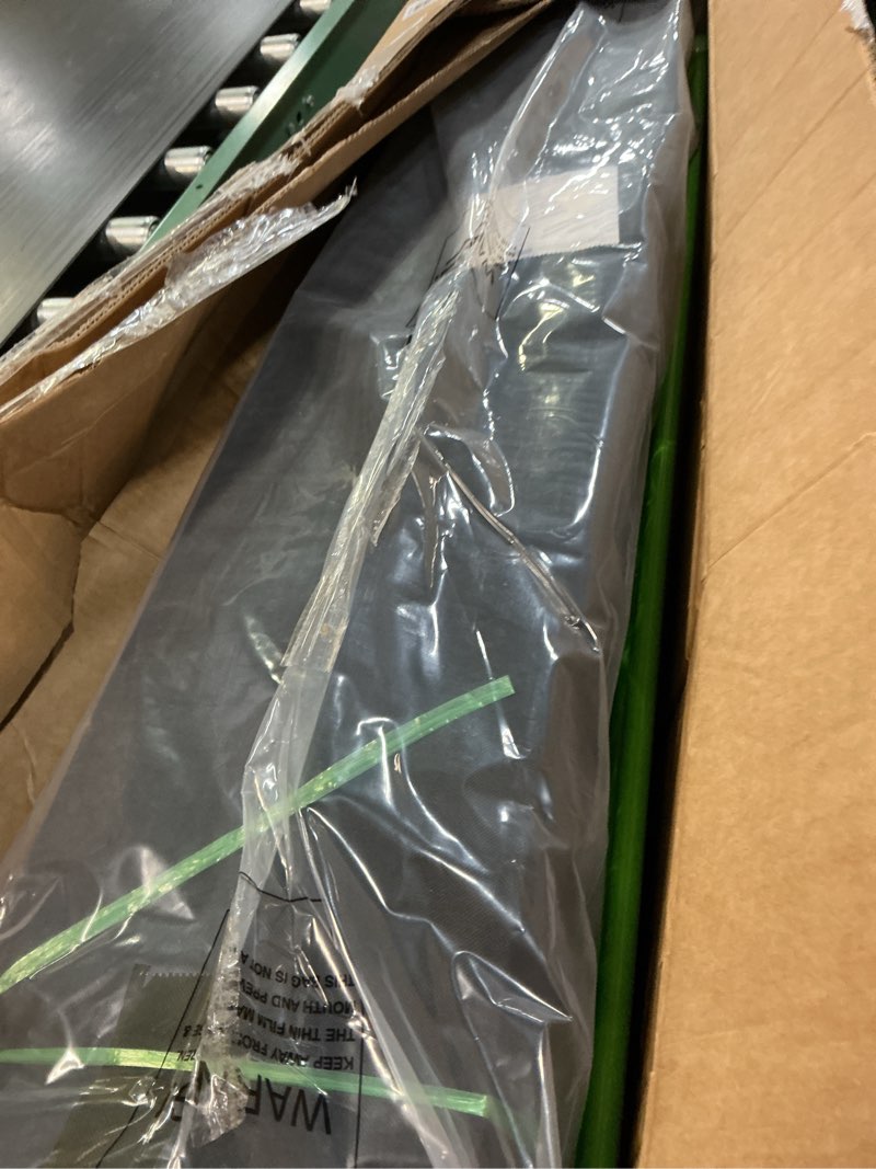 Condition photo showing New/Like New for vivosun s448 4x4 grow tent, 48"x48"x80" high reflective mylar with observation window and floor tray for hydroponics indoor plant tents for vs4000/vsf4300 48"x48"x80" black