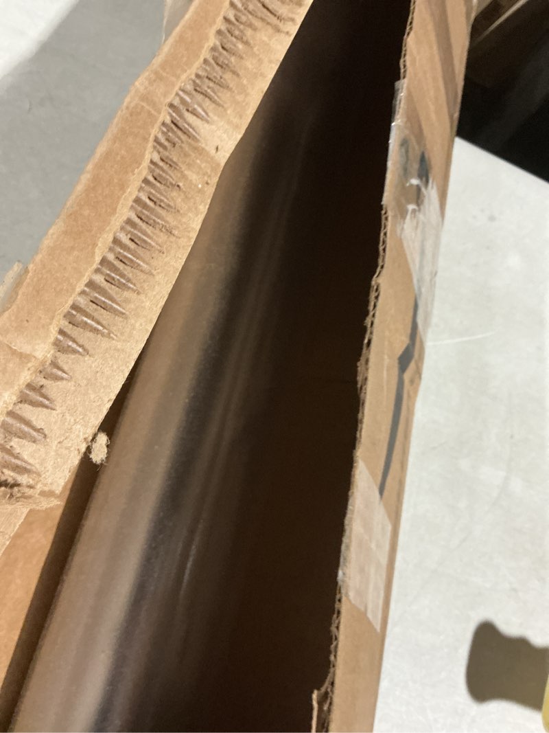 Condition photo showing As Is for Office Chair Mat for Hardwood Floor, 46" x 60" Clear Plastic Desk Floor Protector, Heavy Duty Non-Slip Chair Mat for Rolling or Gaming Chairs, Durable Computer Mat for Home Office 46"x60"