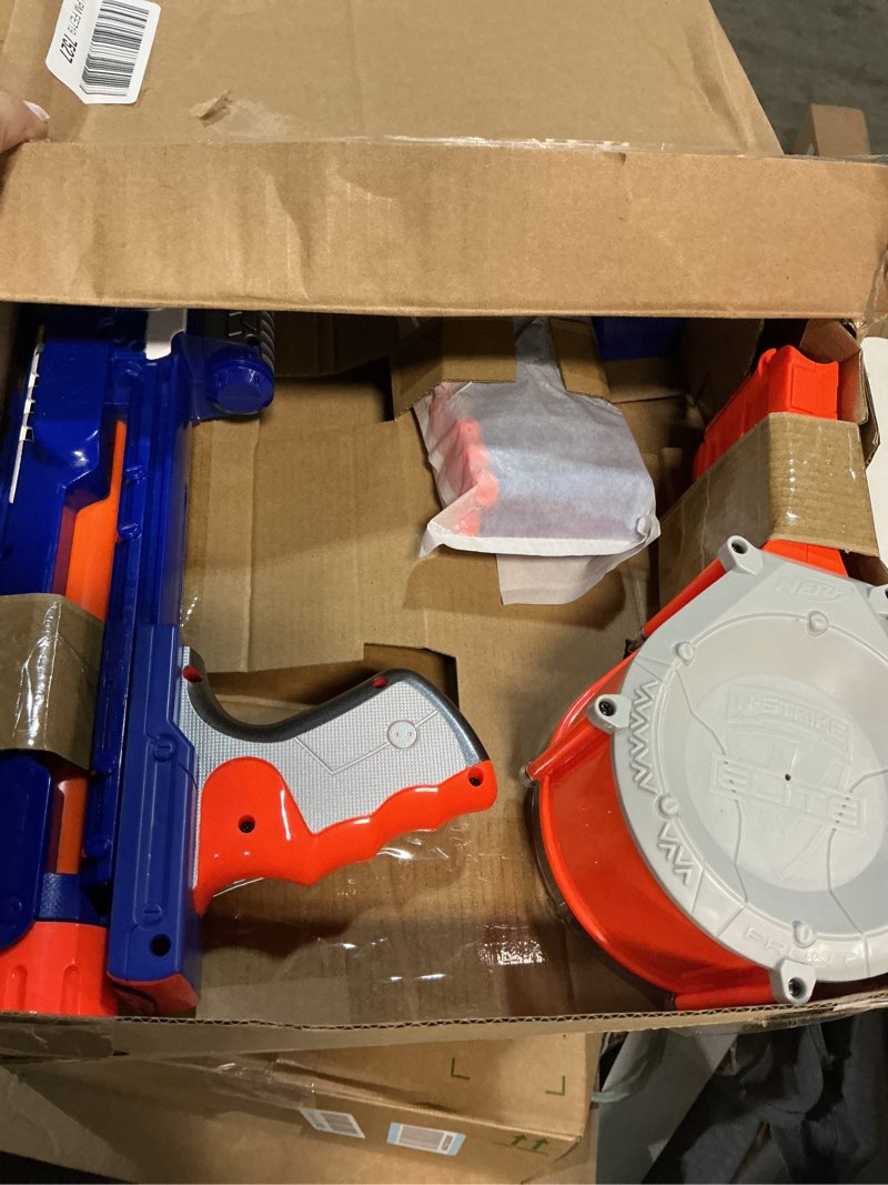 Condition photo showing New/Like New for NERF Rampage N-Strike Elite Toy Blaster with 25 Dart Drum Slam Fire for Kids, Teens, & Adults (Amazon Exclusive)