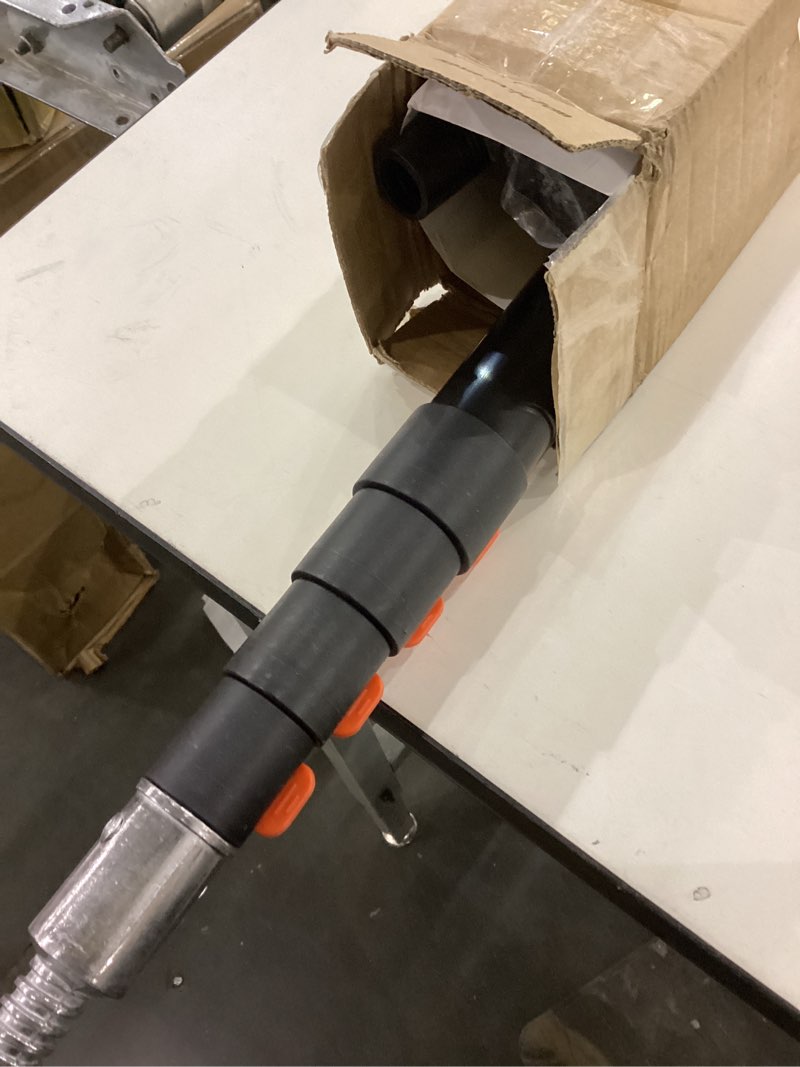 Condition photo showing As Is for LAANPOLE 26FT High Reach Duster Cleaning Kit with Extension Pole, High Ceiling Fan Cleaner Duster Tool for Fan Blades, Window Washing Kit with Microfiber Feather Duster & Window Squeegee 20FT