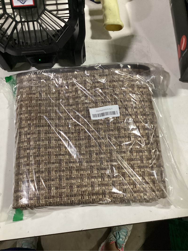 Condition photo showing Good Condition for ileading non slip kitchen runner rug, waterproof anti fatigue cushioned floor mat for kitchen, dirt resistant durable doormat with rubber backing for laundry hallway entryway 23"x59" 23"x59" golden&brown