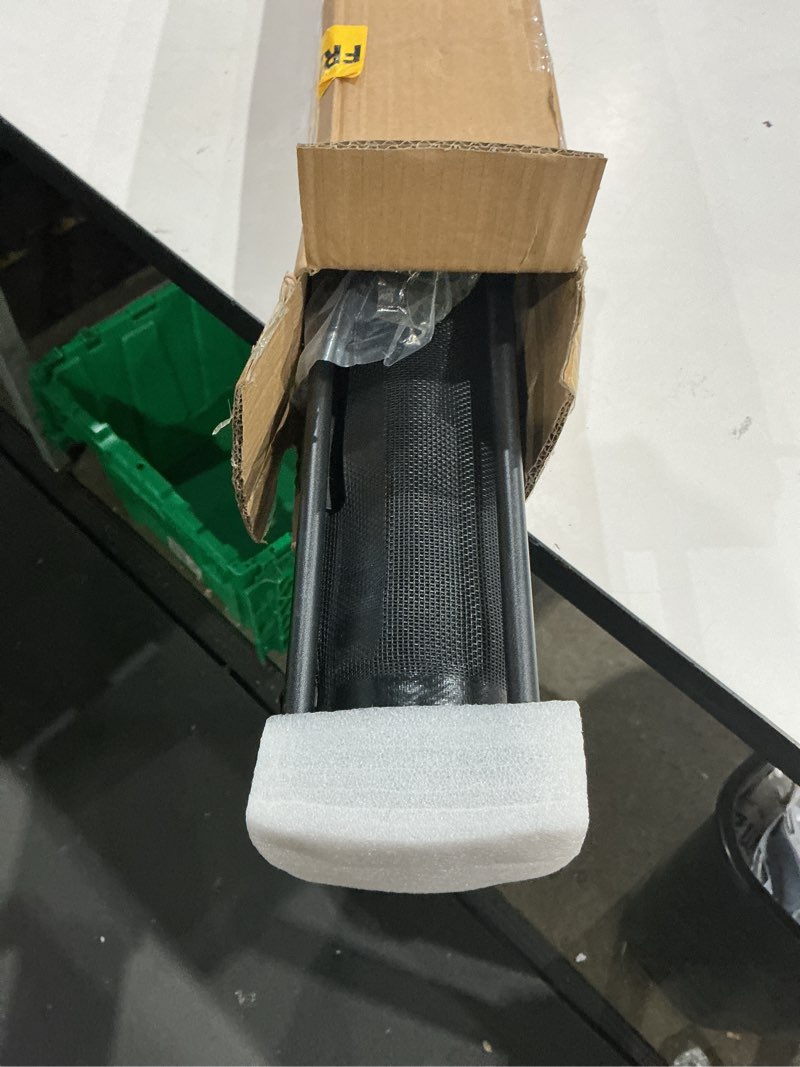 Condition photo showing Good Condition for 200 inch retractable baby gates 42 inch tall, retractable gate with reinforced strip design to prevent crawling through, 16 ft outdoor retractable gates, extra wide retractable gate for garage black 42" tall x 200" wide