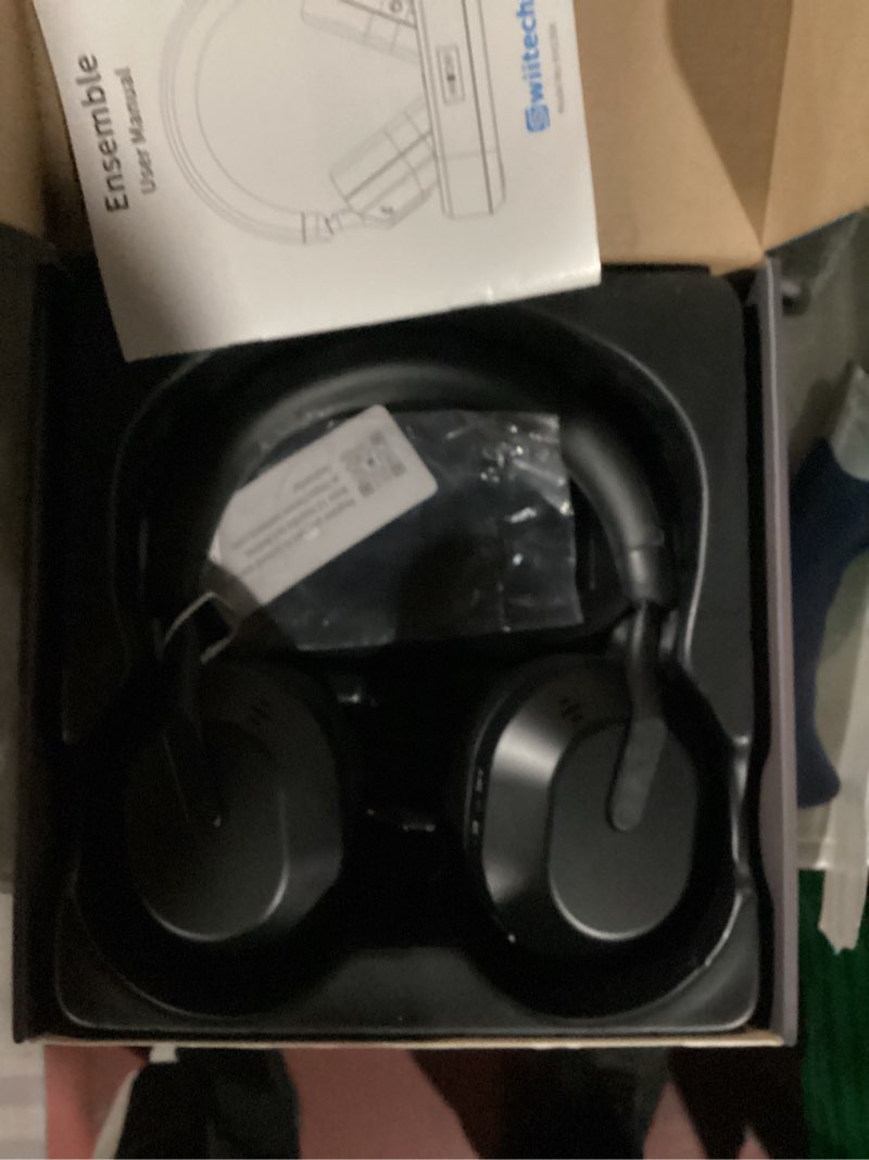 Condition photo showing New/Like New for Wireless Headphones for TV with LED Display, TV Headphones Wireless for Seniors with Transmitter Charging Base, No Audio Delay Bluetooth V5.3, Plug and Play, Gift for Seniors/Hearing Impaired (Black)