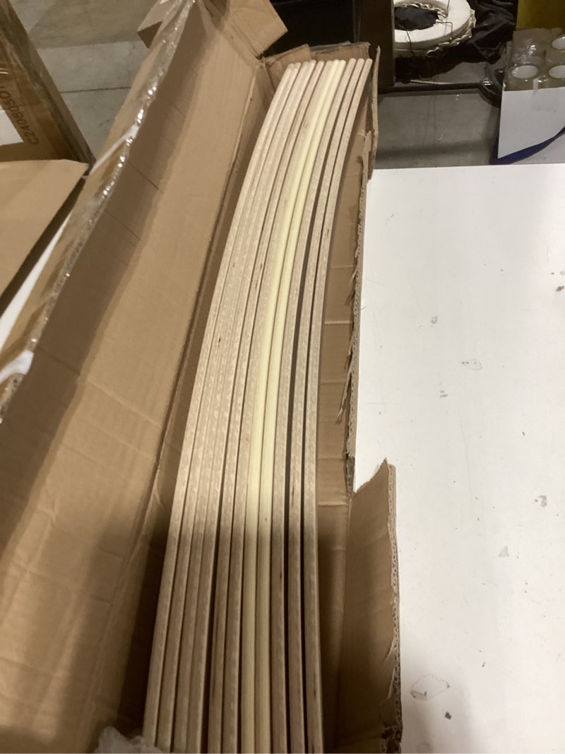 Condition photo showing Good Condition for 12 pack wooden bed slats replacement 39.3" l x 2.08" w x 0.33" h arc solid wood mattress support for bed frame sofa foundation platform repair, easy assembly no tool required(wooden)