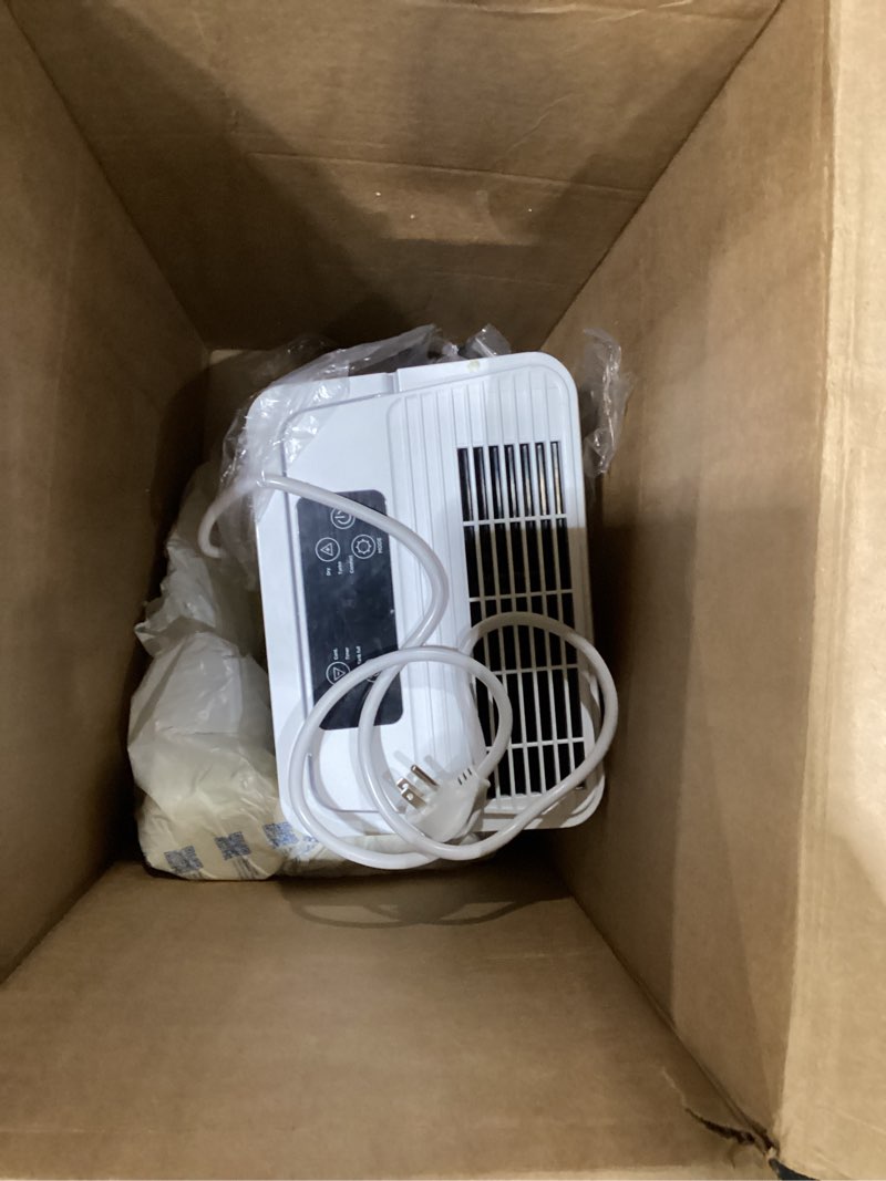 Condition photo showing As Is for NOT TESTED Kesnos 30 Pints Energy Star Dehumidifier for Spaces Up to 2,500 Sq. Ft, Quiet Dehumidifier for Home, Bedroom, Bathroom, Basement with Drain Hose, Featuring Mutile Mode, Auto Defrost, Timer Function 2500 Sq. Ft.