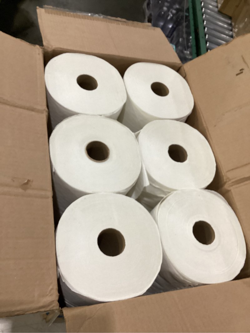 Condition photo showing New/Like New for pacific blue basic recycled paper towel rolls by gp pro (georgia-pacific), white, 26601, 800 feet per roll, 6 rolls per case 6 rolls- 800 feet/roll