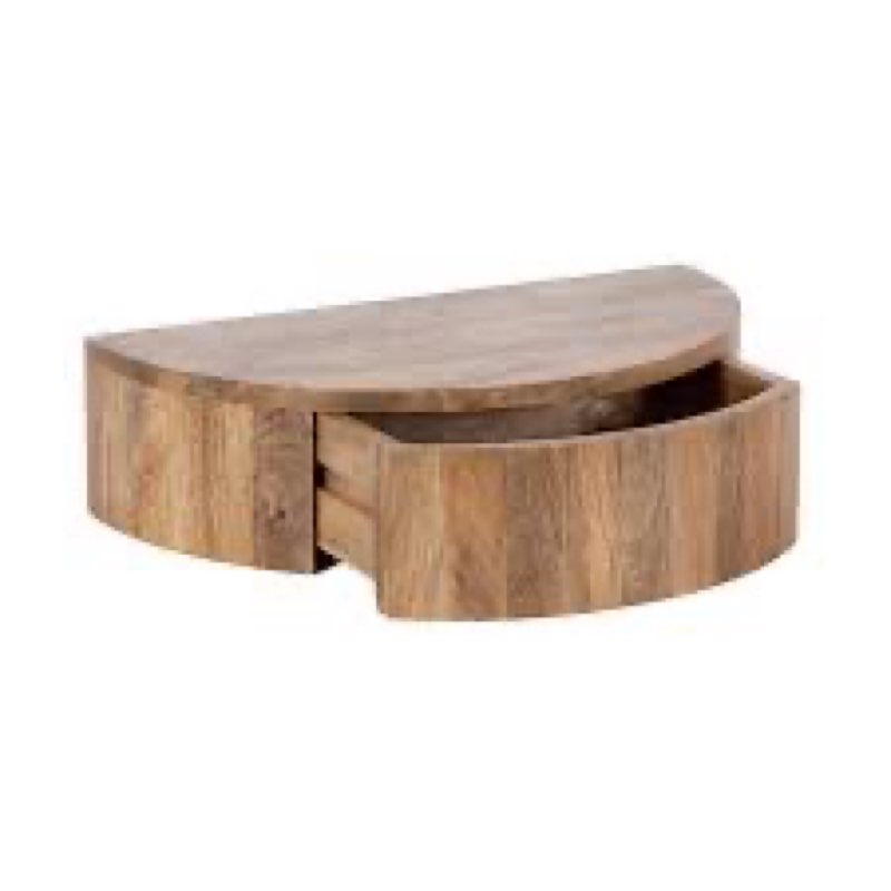 Lought Solid Wood End Table