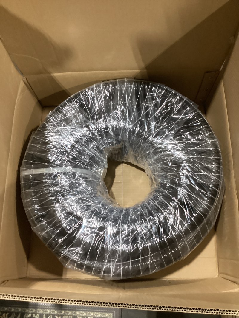 Condition photo showing Good Condition for pond hose id 1-1/2” × 50ft black corrugated flexible reinforced pvc hose vinyl tubing for pond pump fountain garden waterfall, non-toxic & kinkproof, with 2 hose clamps