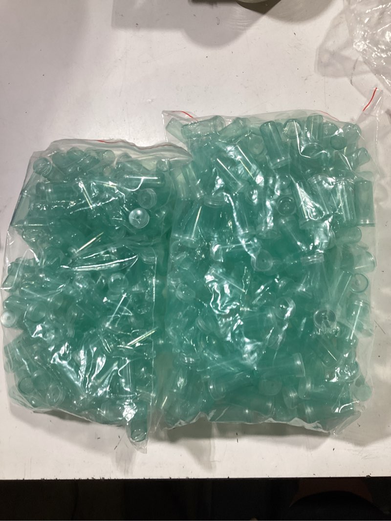 Condition photo showing Good Condition for 400-pack floral water tubes for flower arrangements, 1.6 inch flower water vials with caps, plastic rose water tubes for milkweed stem cuttings arrangements, blue (0.7 inch opening)