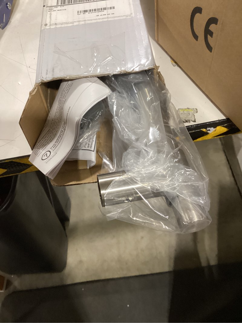 Condition photo showing As Is for delta faucet adjustable 24" slide bar, stainless