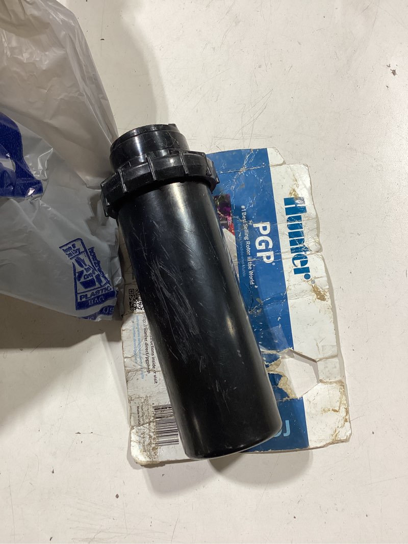 Condition photo showing As Is for hunter pgp 3.93 in. h adjustable rotor pop-up sprinkler