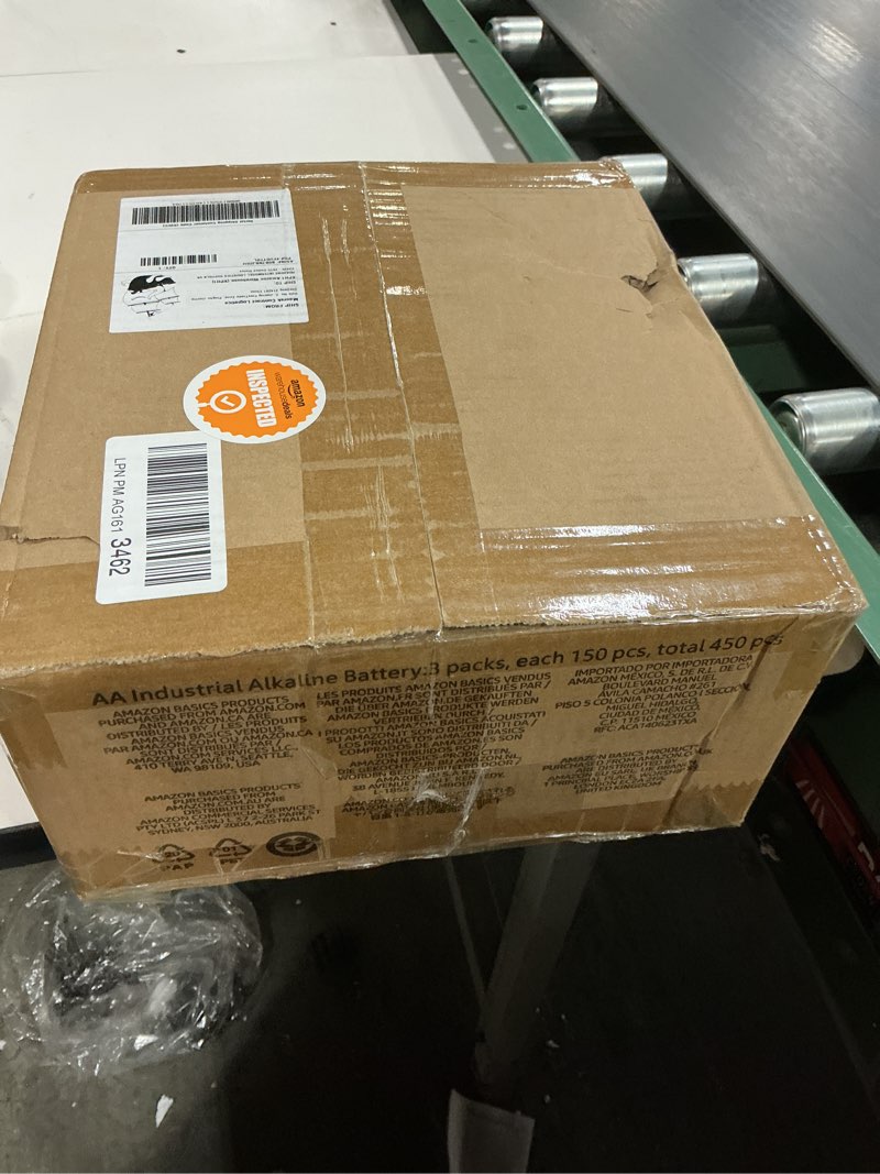 Condition photo showing New/Like New for Amazon Basics AA Industrial alkaline Batteries, 450 Count (3 Pack of 150)