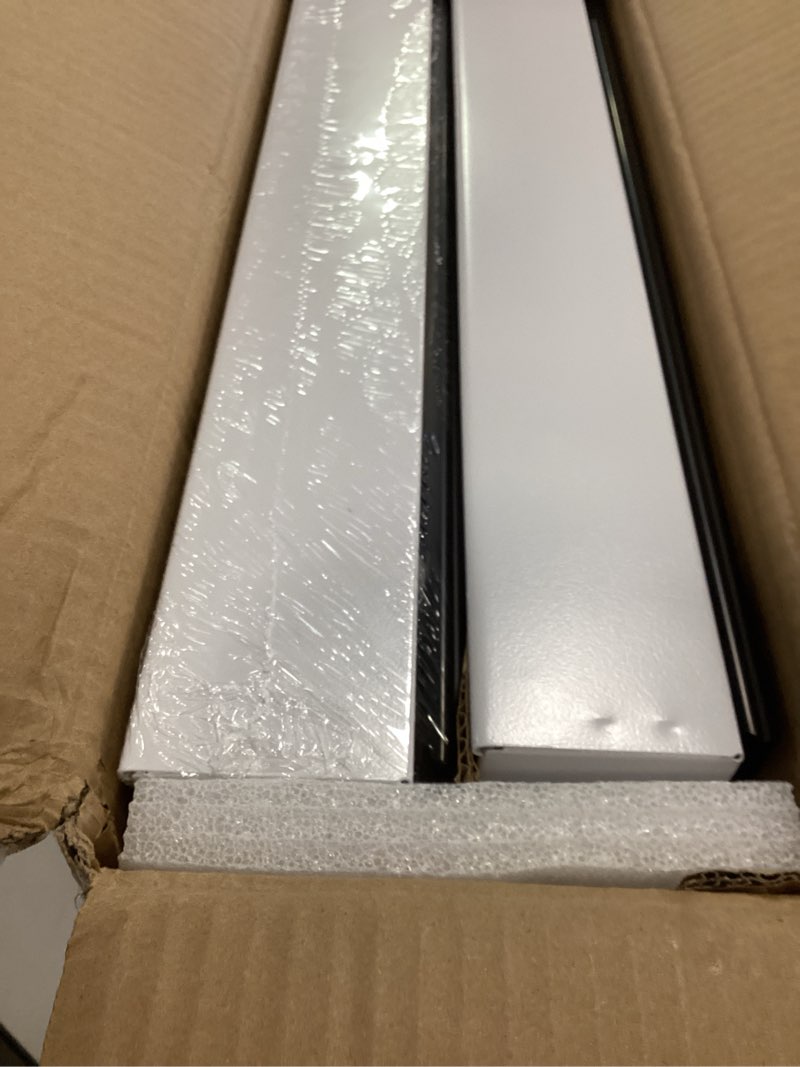 Condition photo showing Good Condition for 2Pack Expandable Pull Out Cabinet Organizer 21"Deep With Raising Pad for Framed Cabinets, Upgrade 3 Slide Rails Slide Out Drawers, Roll Out Shelves Adhesive,Adjustable Width 12.05"-20.4"White