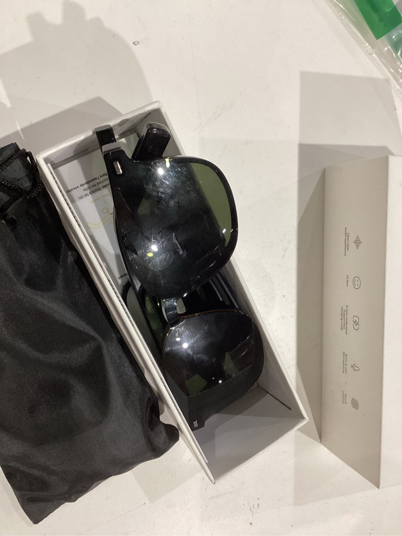 Condition photo showing Good Condition for Smart Glasses for Men Women, Bluetooth-Audio Glasses with Clear Blue Light Glasses & UV400 Polarised Magnetic Lenses, Auto On/Off, Call/Music, Unisex Intelligent Sunglasses for Cycling Driving (G05) G05-Smart glasses