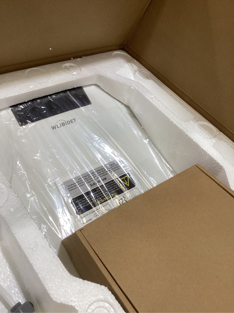 Condition photo showing Good Condition for toilet bidet seat, instant warm water, self-cleaning nozzle, multiple spraying modes, electric heated seat, warm air drying, soft closed lid, display screen, requires electricity, elongated oval
