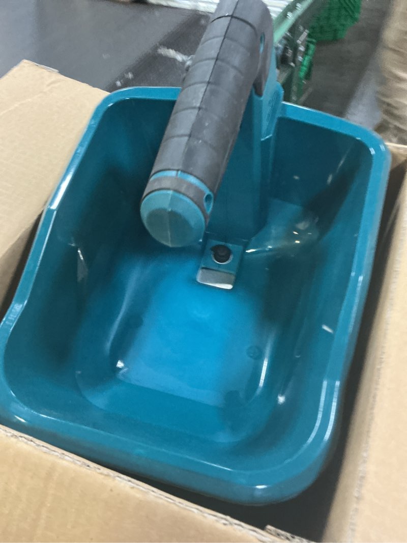 Condition photo showing As Is for 20V Electric Seed Spreaders for Lawns with 6-Speed Adjust & 8 Planting Settings - Cordless Grass Seed Spreader for Lawn for Fertilizer,Grass Seed, Ice Melt -All-Season Fertilizer Spreader