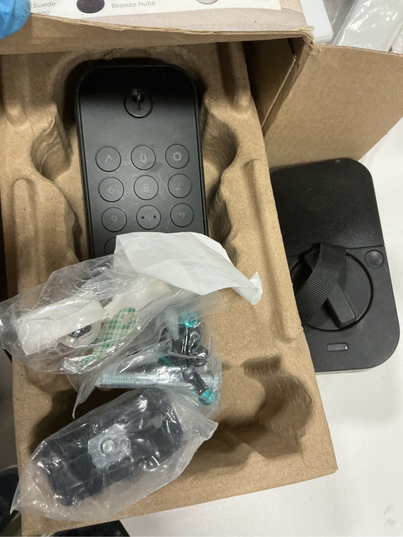 Condition photo showing As Is for Yale - Assure Lock 2 - Smart Lock Wi-Fi Deadbolt with Push Button Keypad | Key Access - Black Suede