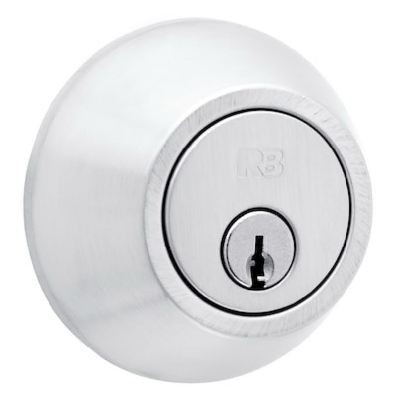 reliabilt traditional stainless steel single cylinder deadbolt