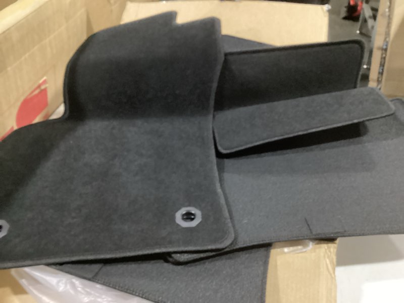 Condition photo showing Good Condition for Car Mats for Audi A5 S5 RS5 2017-2024 Floor Mats (B9) (Fit Coupe) Carpet OEM Style Velour (Double Thread-Lake Blue) Double Thread-Lake blue 5, A5 S5 RS5 Coupe (B9) Rear w/ fixed 2017-2024