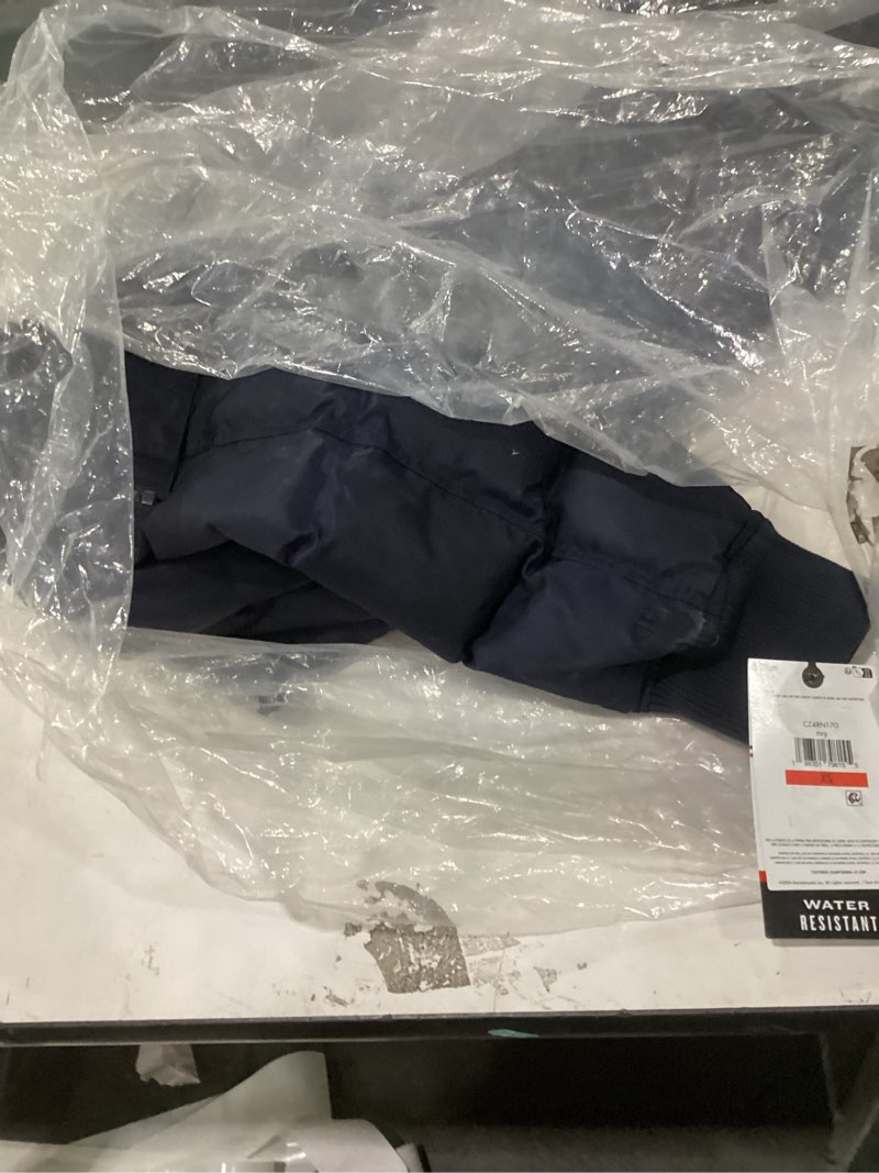 Condition photo showing Good Condition for Champion womens Quilted Snorkel Puffer Jacket With Hood X-Small Navy