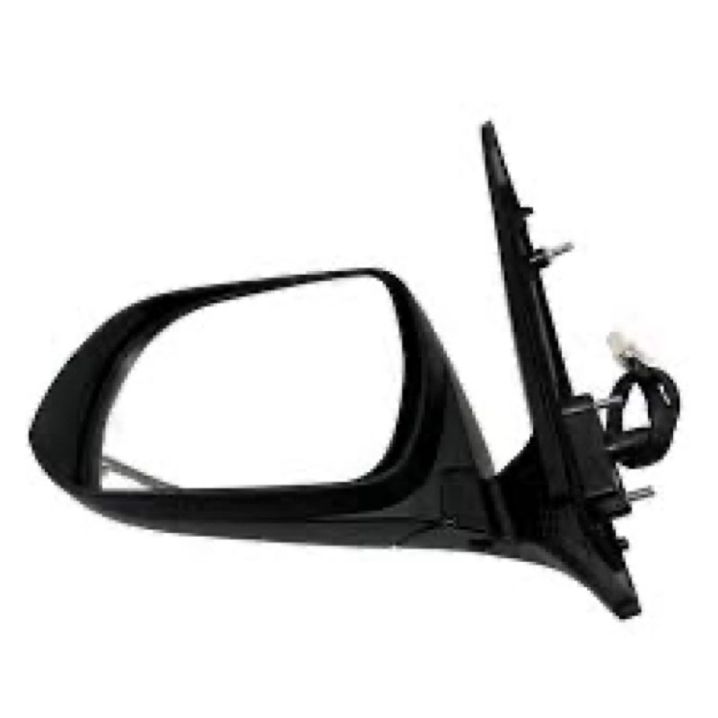 Assembly Auto Body System Folding Car Smart Side Rearview Mirror Compatible With Toyota- Alphard Auto Side Mirror (Color : Black right)