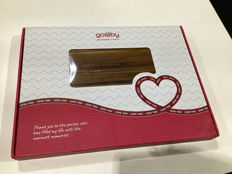 Condition photo showing New/Like New for Gossby Edge-Grain Teak Cutting Board, 20 x 15 x 1.5 in - Premium, Handcrafted in Vietnam, Balanced Design for Home Cooks & Chefs, Easy to Clean, Knife-Friendly Surface, Charcuterie & Serving Board