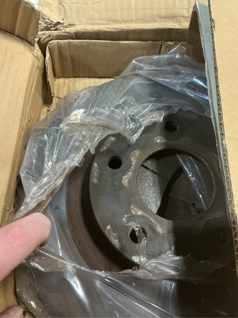 Condition photo showing As Is for anpulsero automotive replacement brake kits front brake pads and rotors kit compatible with 2002-2006 nissan altima, 02-03 maxima, brakes and rotors geomet 31306 d815a-7783 brake kit 295.9mm?11.6in?