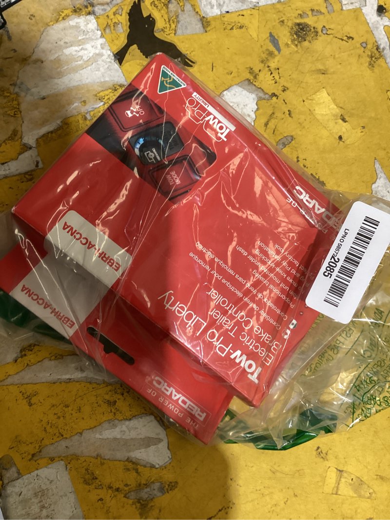 Condition photo showing Good Condition for redarc tow-pro liberty electric trailer brake controller, universal fit for 1 to 2 axle cars, trucks, suvs, proportional braking, 12v compatible to tow rv, camper, trailer, boat