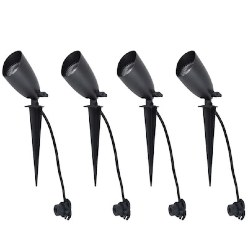 harbor breeze harbor breeze 420 -lumens 5 -watt black low voltage cool white hardwired led (missing parts)