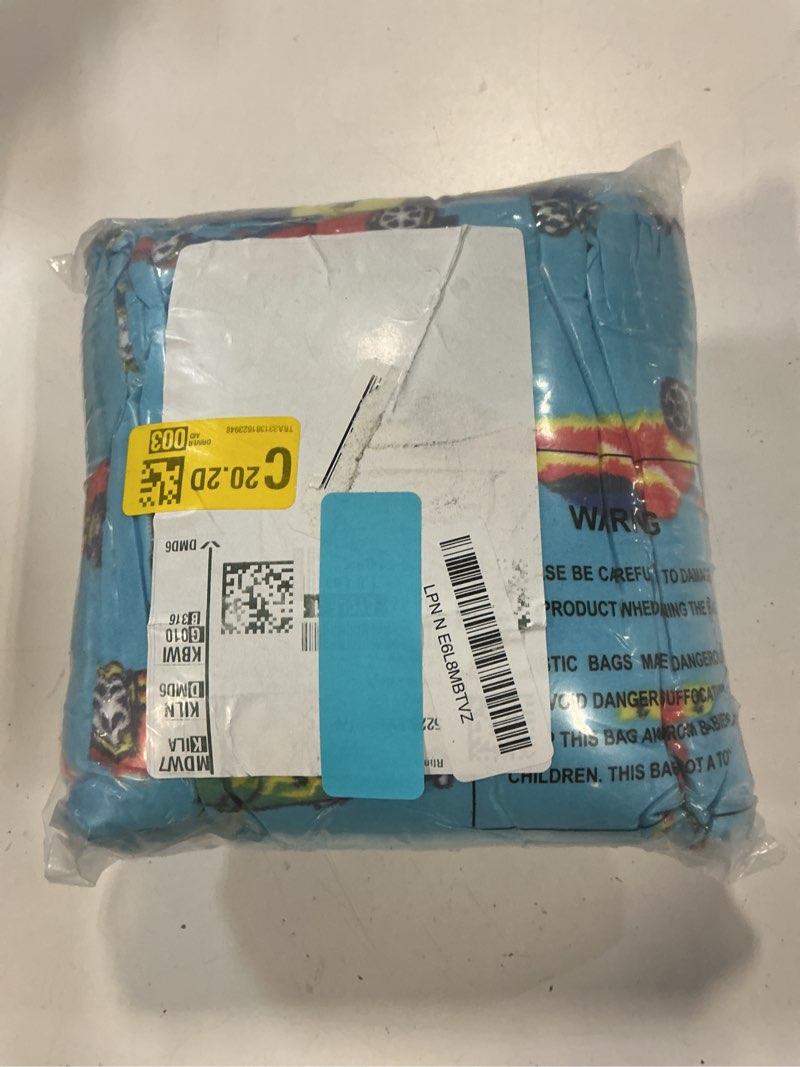 Condition photo showing New/Like New for abc truck alphabet transportation blanket toddler blanket throw super soft and cozy blankets for home decoration, couch, bed, sofa 50 in x 40 in small for kids for all seasons