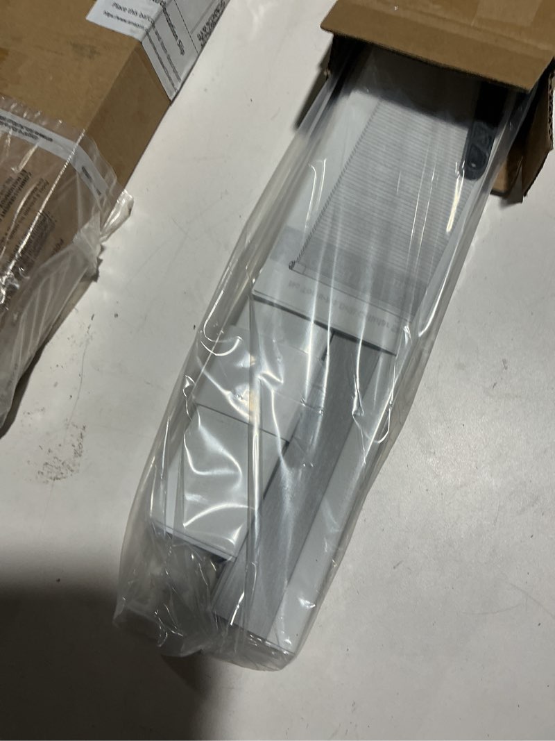 Condition photo showing Good Condition for lazblinds no tools no drill cordless cellular shades, blackout light blocking honeycomb shades for home, thermal insulation blinds for windows, 31" w x 36" h, white blackout-white 31" w x 36" h