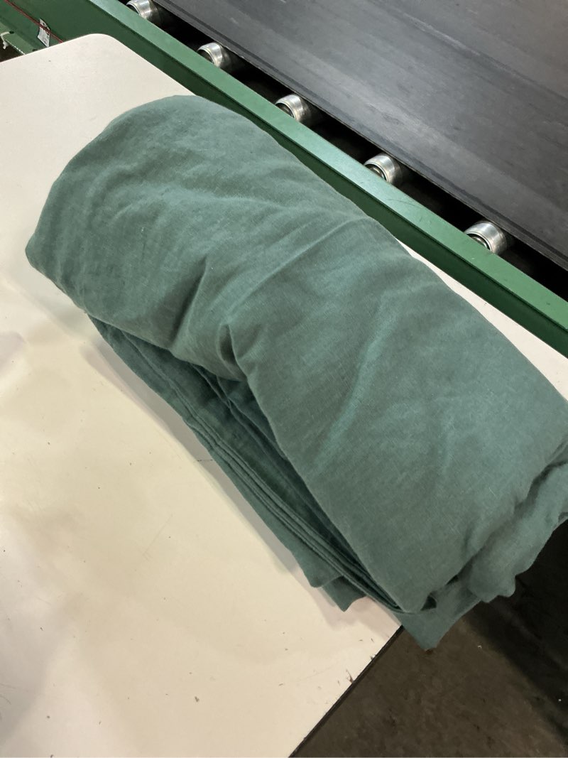 Condition photo showing Good Condition for european linen duvet cover set, full/queen, ocean