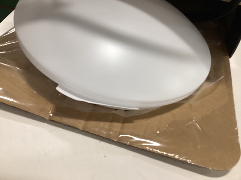 Condition photo showing As Is for Juno Lighting Fmlr 11In Sww5 90Cri M4 Fmlr 11  Wide Switchable Color Temperature Led Flush