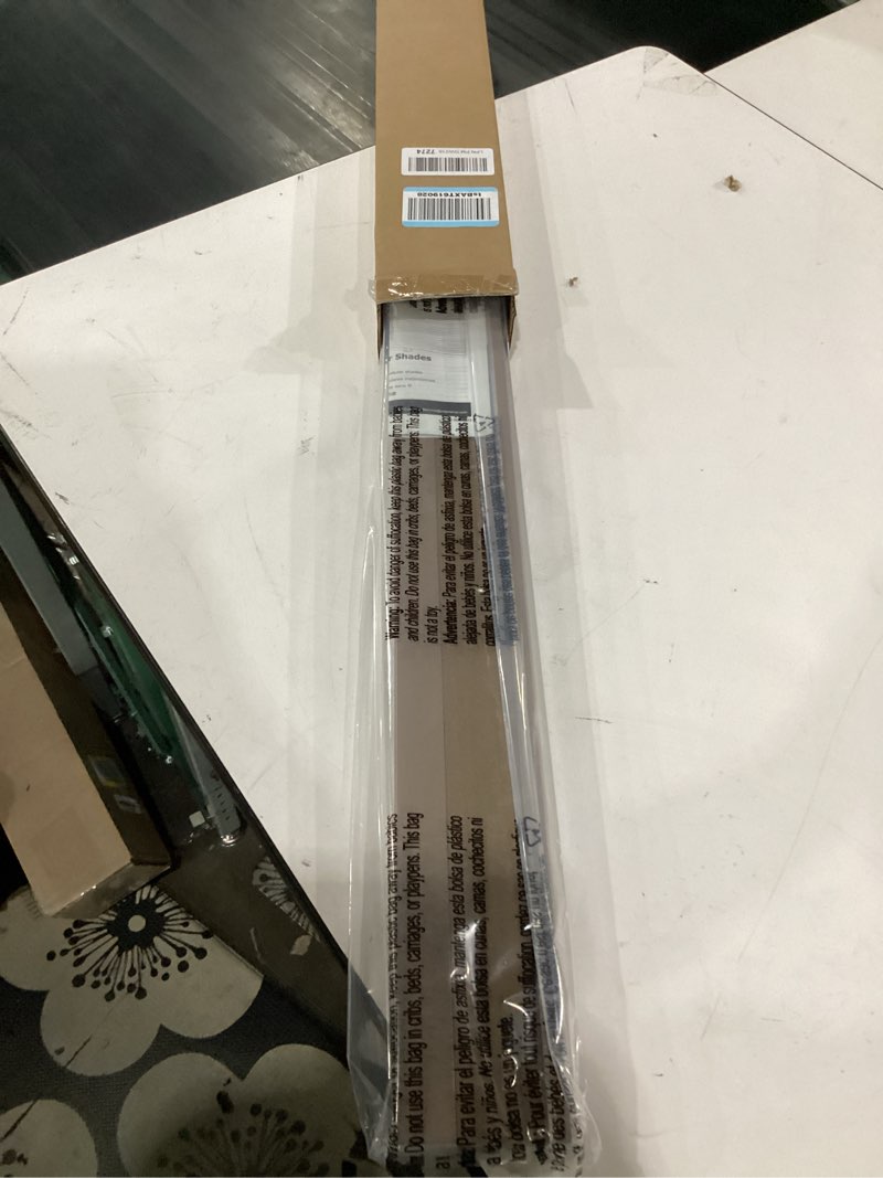 Condition photo showing Good Condition for lazblinds cordless cellular shades, blackout privacy honeycomb shades for home, thermal insulation noise reduction blinds for windows, 32'' w x 64'' h, taupe blackout-taupe 32'' w × 64'' h