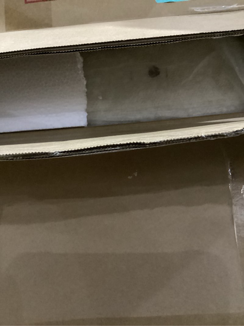 BOUCLE EASTERN KING BED-CREAM INCOMPLETE BOX 1 OF 3
