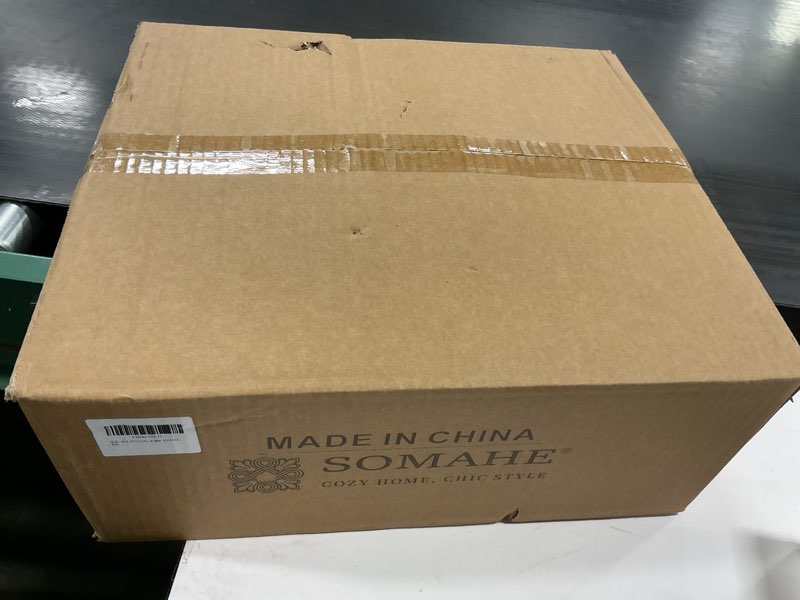 Condition photo showing New/Like New for Cat Bed for Indoor Cats Rectangle Small Dog Bed Washable Fluffy Kitten Beds with Non-Slip Bottom 24×18×9 Blue