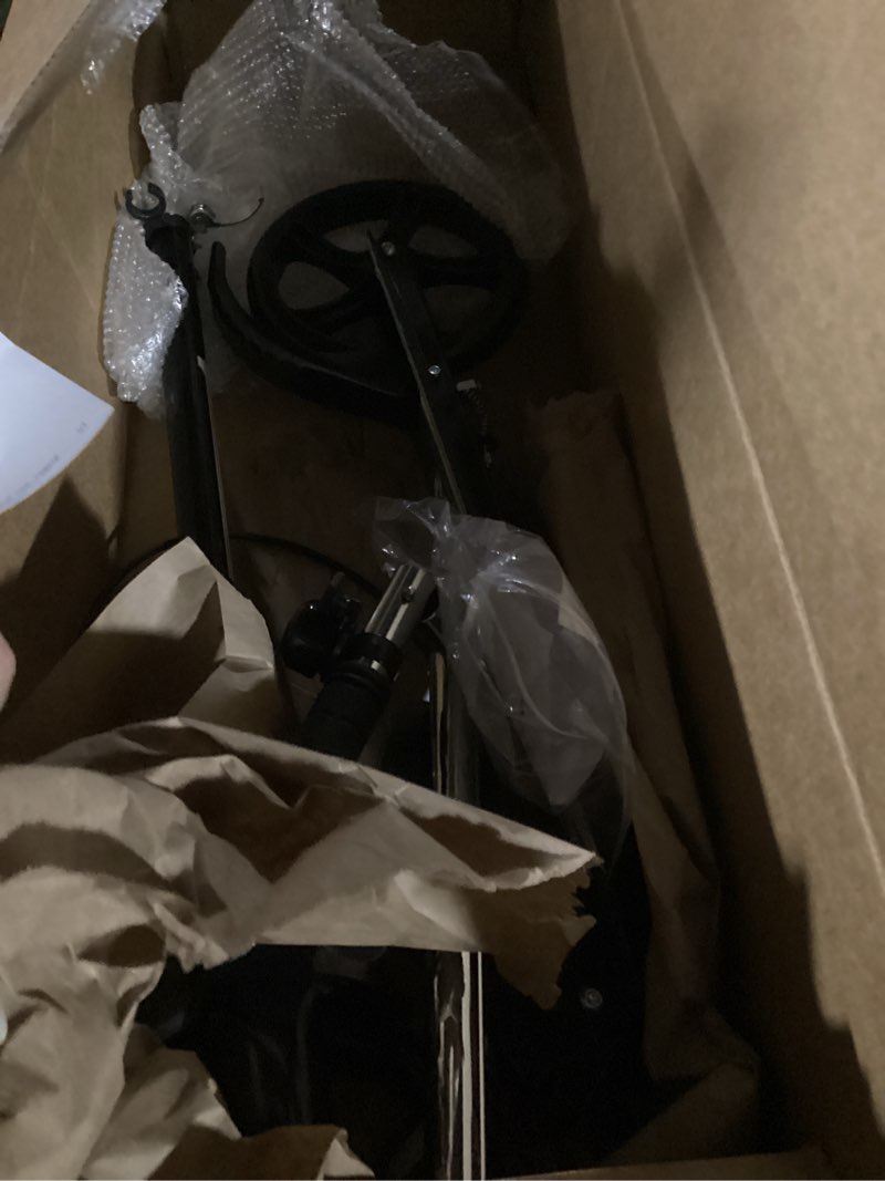 Condition photo showing Good Condition for Scooters for Kids 8-12, Teens & Adults - Foldable Commuter Scooter with Bell, Hand Brake & Adjustable Height, 220 LB Weight Capacity, Perfect for School, Campus, Park Rides Black