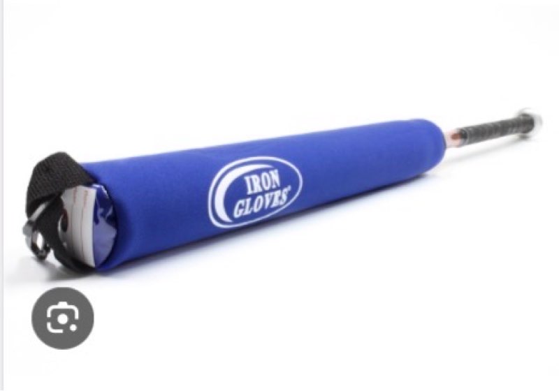 Iron Gloves 2/14 Barrell Bat Warmer, Blue, Regular