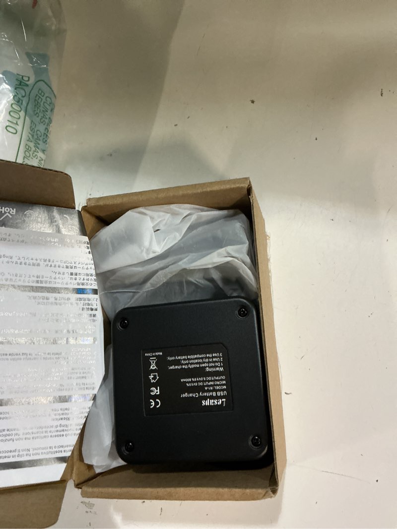 Condition photo showing Good Condition for 2-pack replacement battery for ring doorbell - 7200mah rechargeable camera batteries with charger station for ring video doorbell 2/3/3 plus/4, spotlight cam, stick up cam 2pack